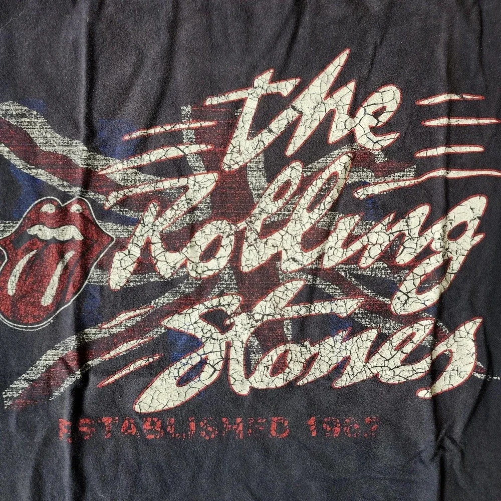 The Rolling Stones Vintage Mens T-Shirt ANTHILL ROCKWEAR (2005) Navy Blue L